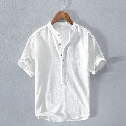 Camicia leggera da uomo in lino