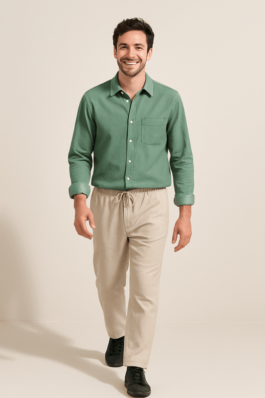 Leinenhemd mit Leinenhose