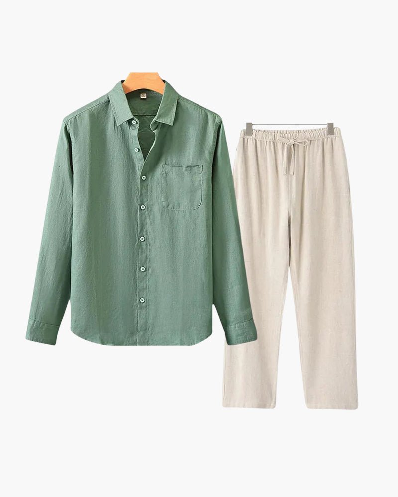 Leinenhemd mit Leinenhose