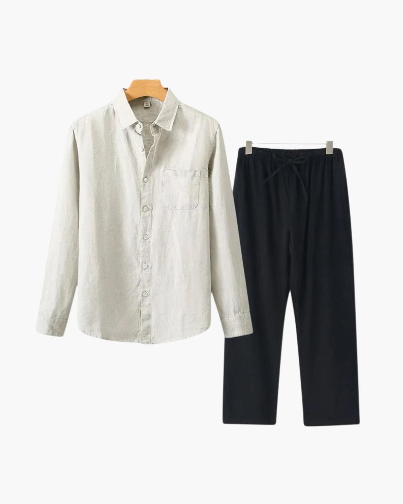 Leinenhemd mit Leinenhose