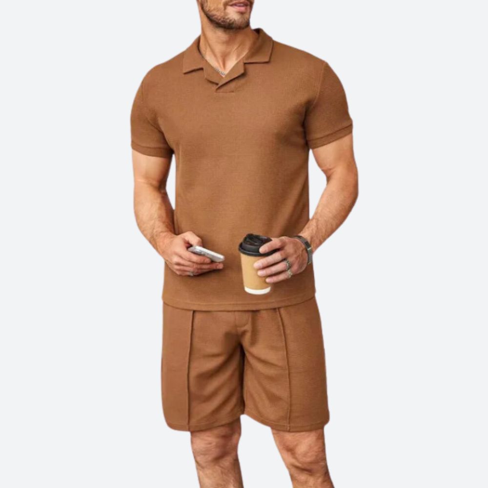 Variant image for Herren Casual Set Grau Größe M Baumwolle-25