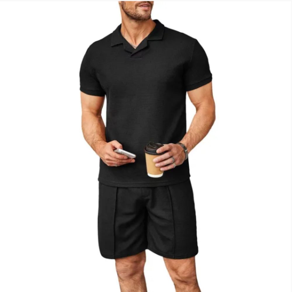 Variant image for Herren Casual Set Grau Größe M Baumwolle-19
