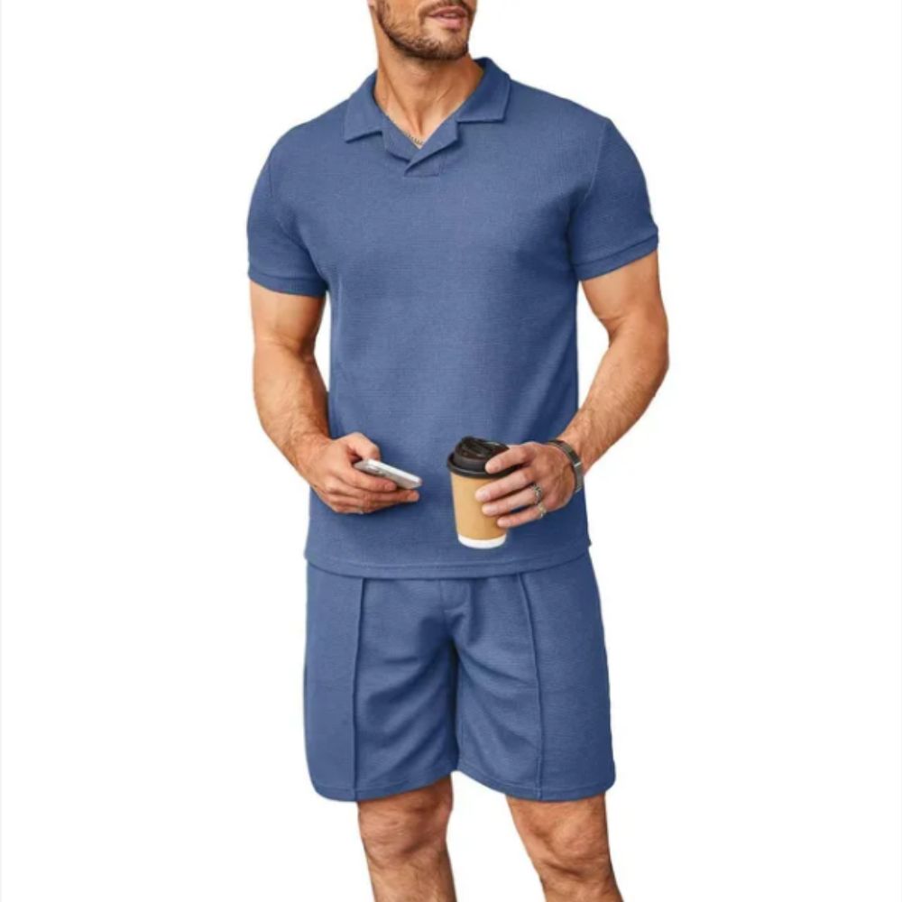 Variant image for Herren Casual Set Grau Größe M Baumwolle-13