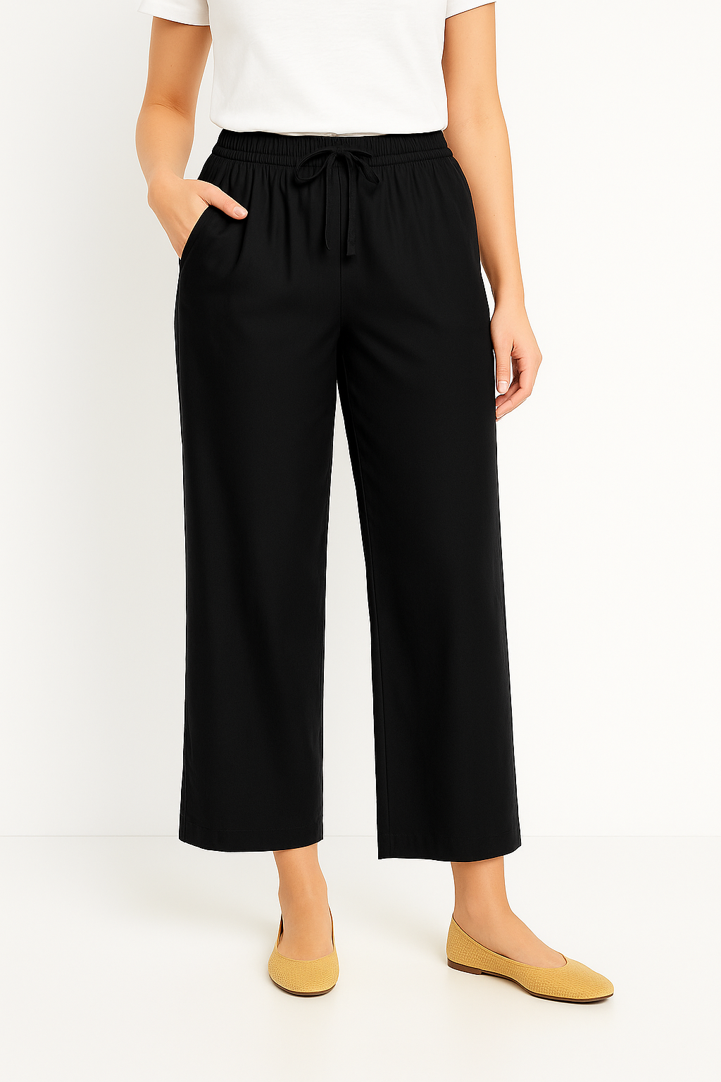 Damen Hose mit Weites Bein