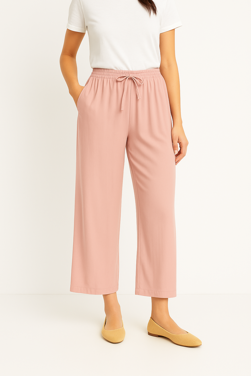 Damen Hose mit Weites Bein