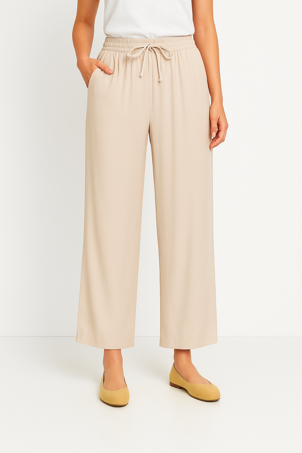 Damen Hose mit Weites Bein