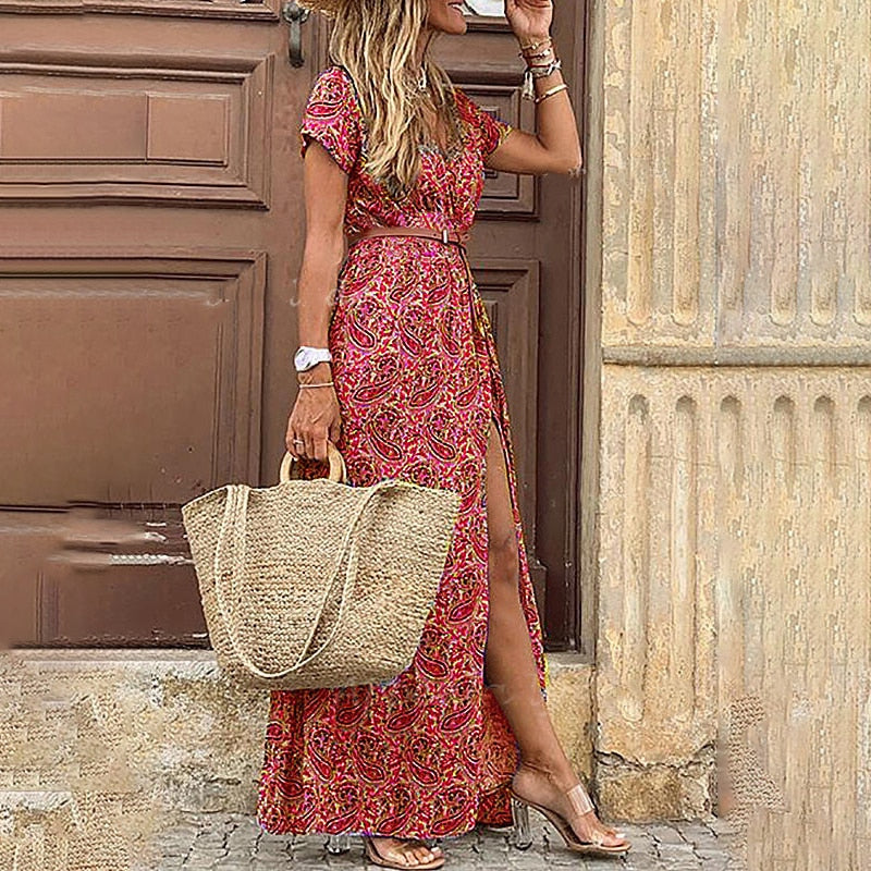 Ilse | Boho klänning för damer