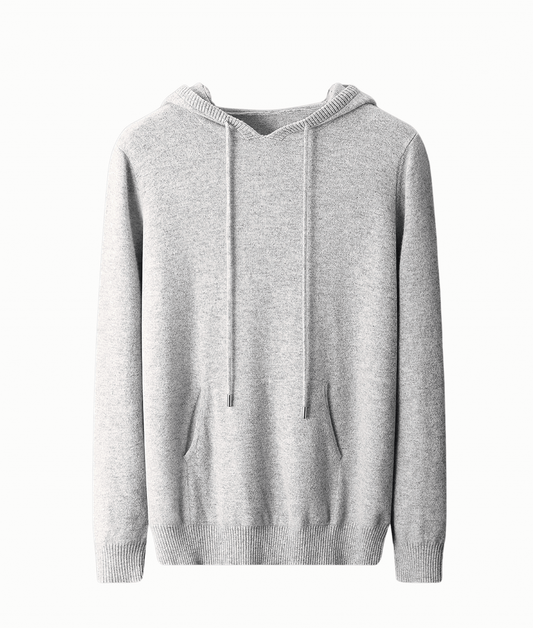 Bequemer Kapuzenpullover aus Merinowolle