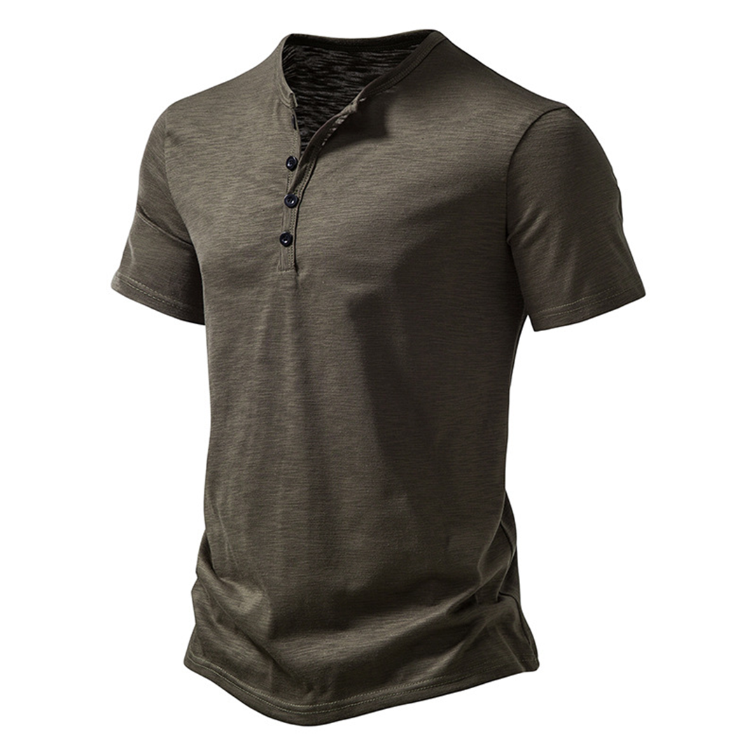 Variant image for Herrenhemd Schwarz Größe M Polyester Kurzarm Casual Hemd für Herren-21
