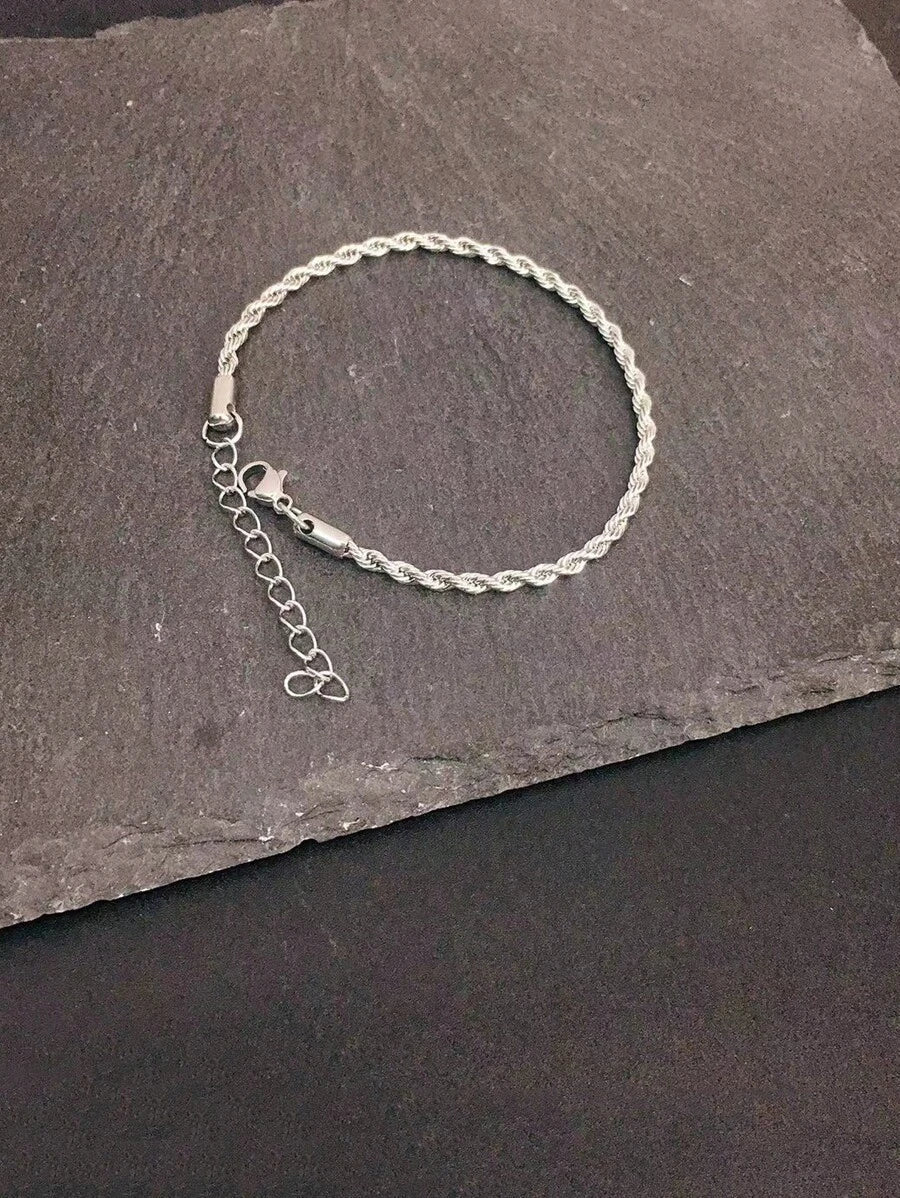 Minimalistisches Armband Herren aus Edelstahl