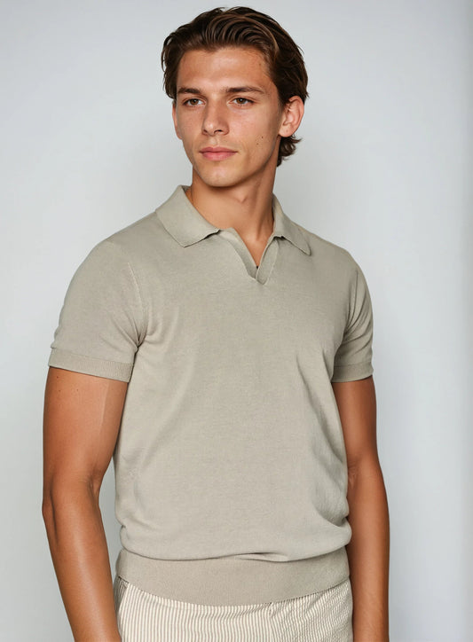 Minimalistisches Polo-Shirt für Herren