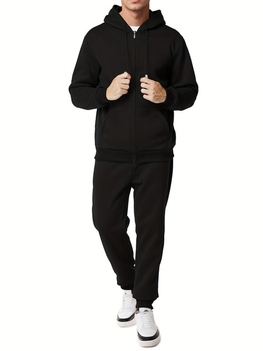 Moderner Kapuzenpullover mit Hose für Herren