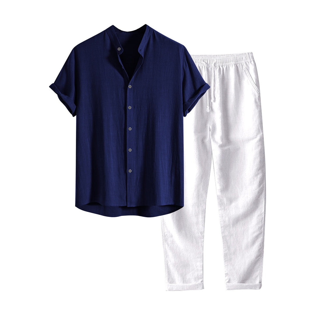Variant image for Herren Sommer Set Blau Größe M Polyester-19