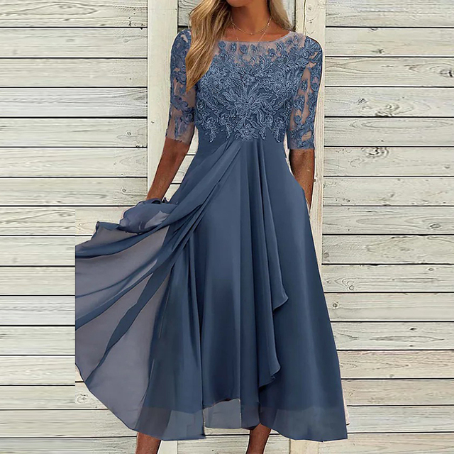 Variant image for Lena | Elegantes Spitzenkleid für Frauen - Ideal für Partys und Anlässe-1