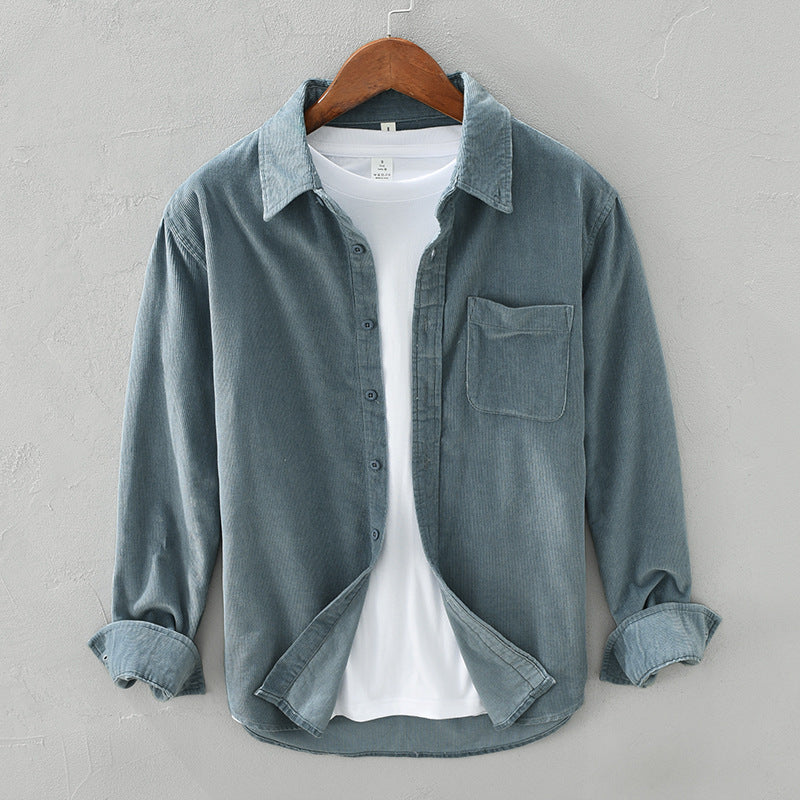 Variant image for Max | Elegantes Retro Cord Overshirt für Männer-21