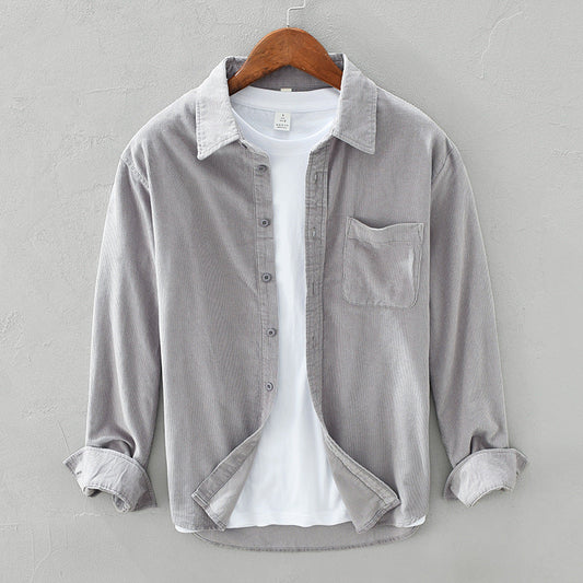 Max | Elegantes Retro Cord Overshirt für Männer