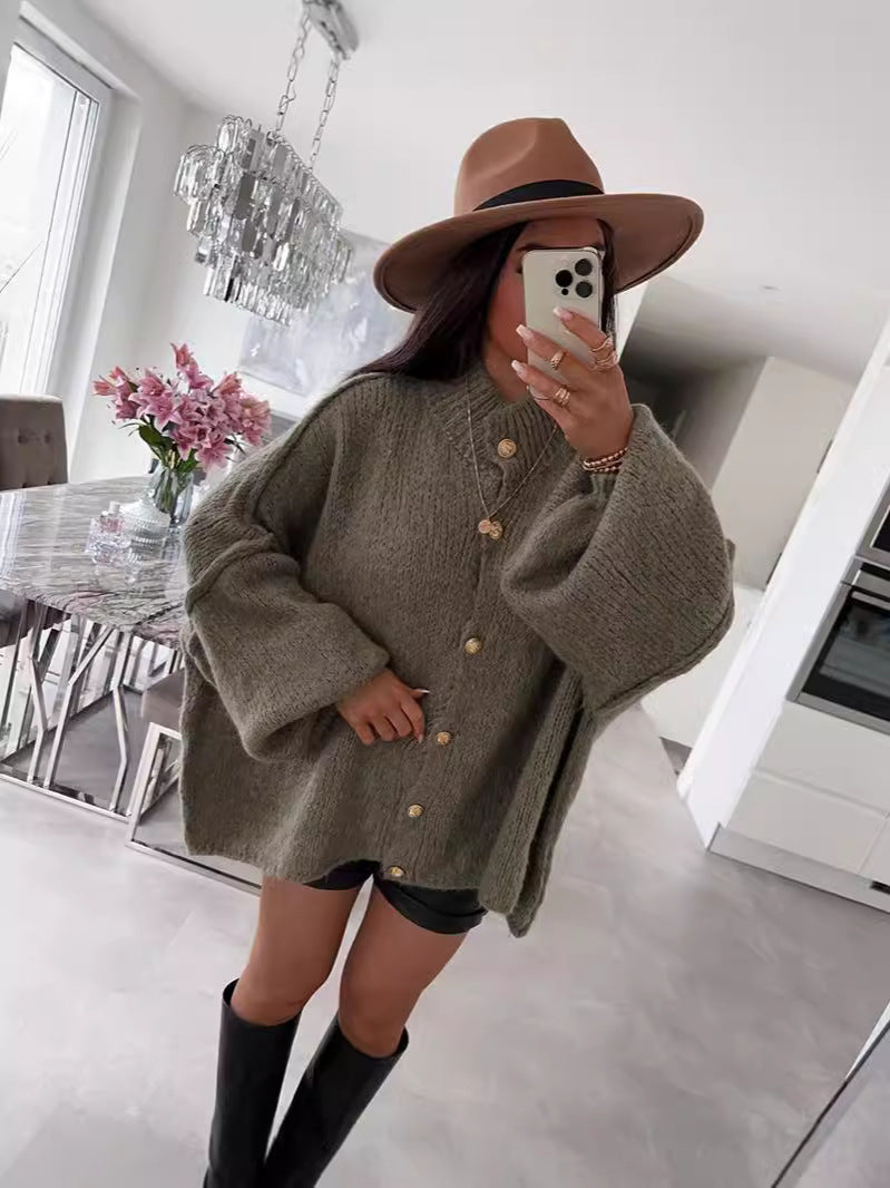 Aaltje | Bequeme Oversize Strickjacke Für Frauen