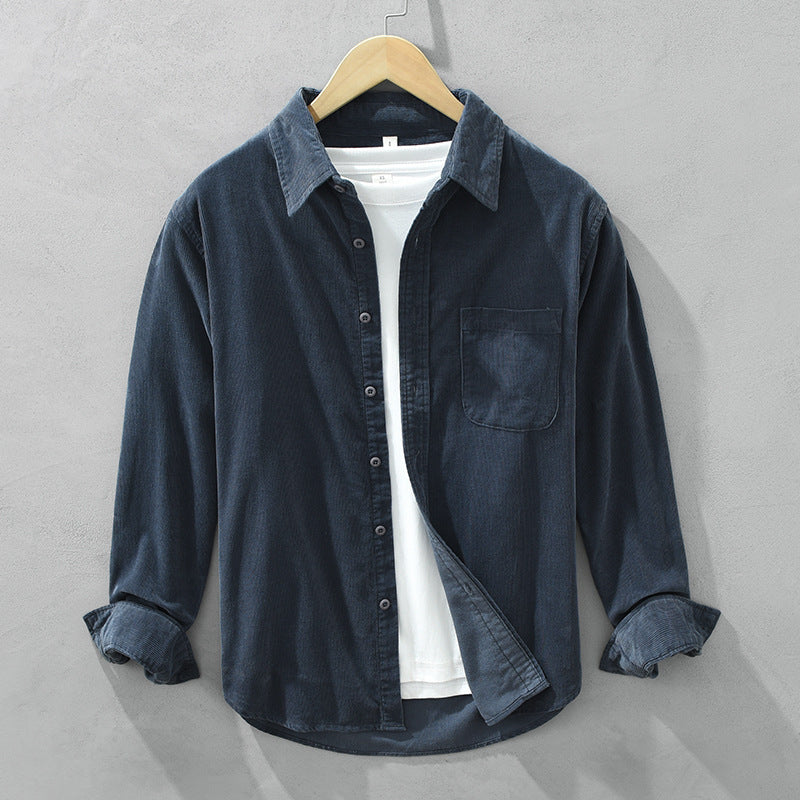 Variant image for Max | Elegantes Retro Cord Overshirt für Männer-11