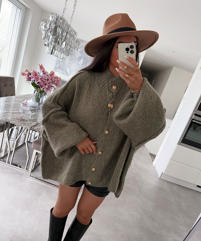 Aaltje | Bequeme Oversize Strickjacke Für Frauen