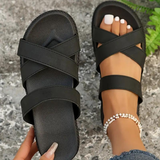 Slip-On Sandalen Damen