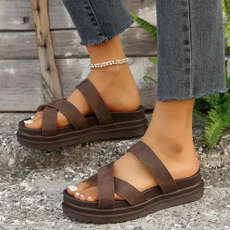 Slip-On Sandalen Damen