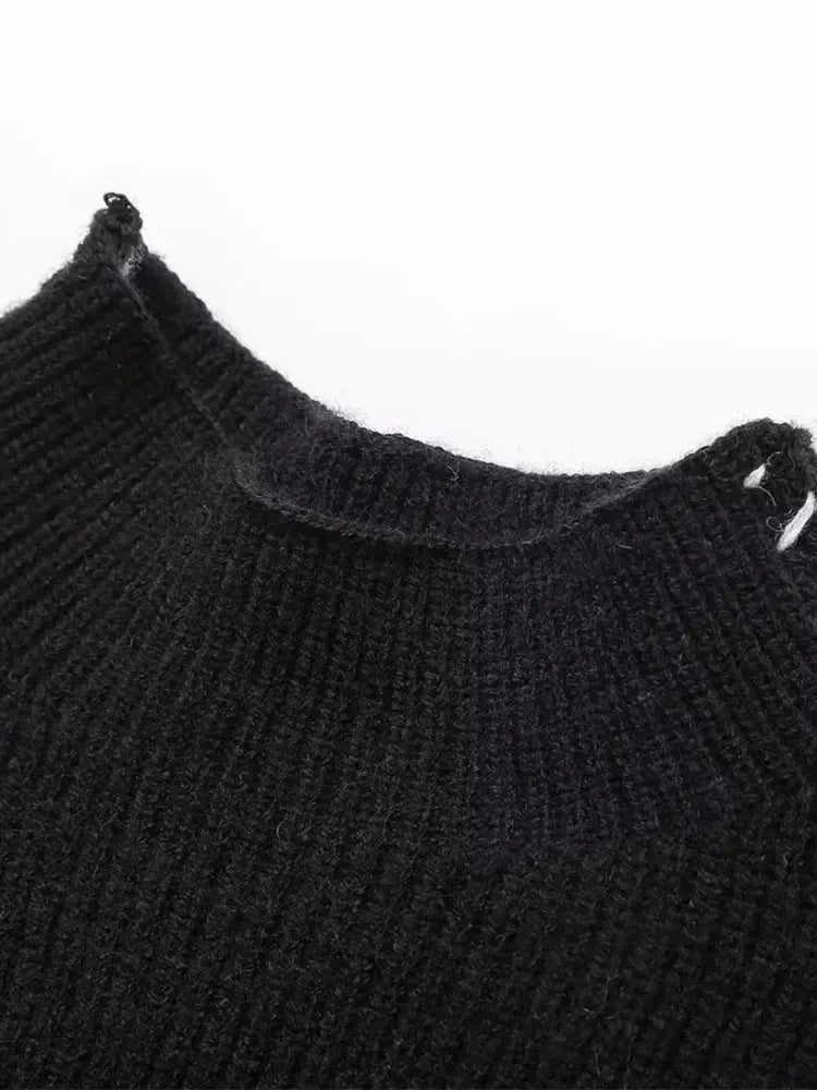 Maglione a collo alto oversize donna