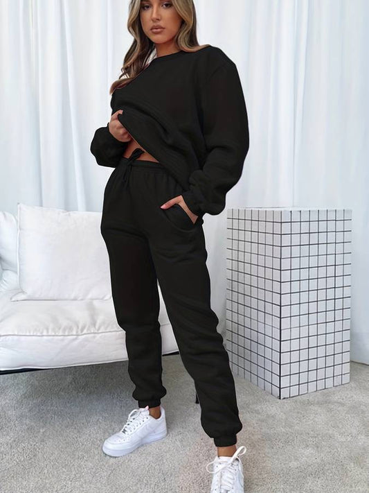 Oversized Damen-Sweat-Set
