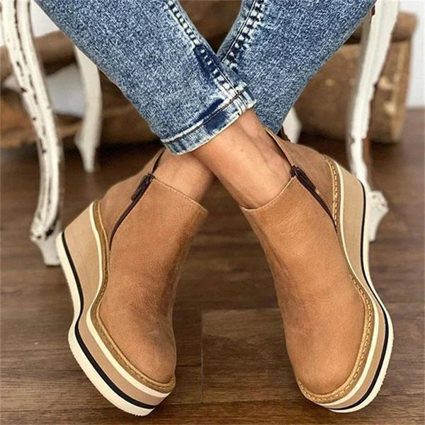 Carina  | Trendige Lederstiefel für Frauen