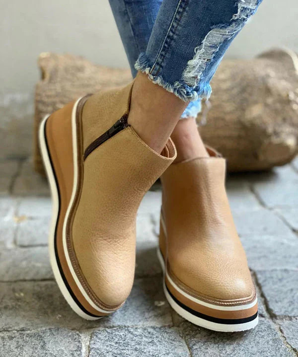 Carina  | Trendige Lederstiefel für Frauen