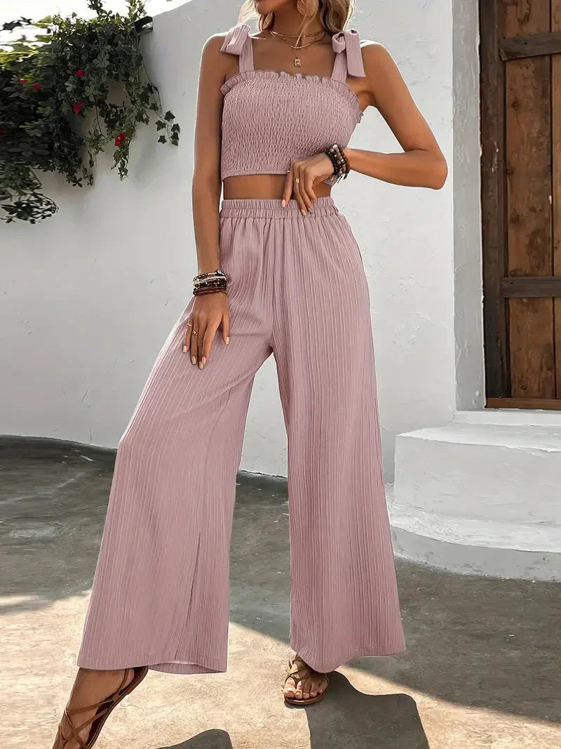 Diona | Two-piece set for women made of luxurious linen
