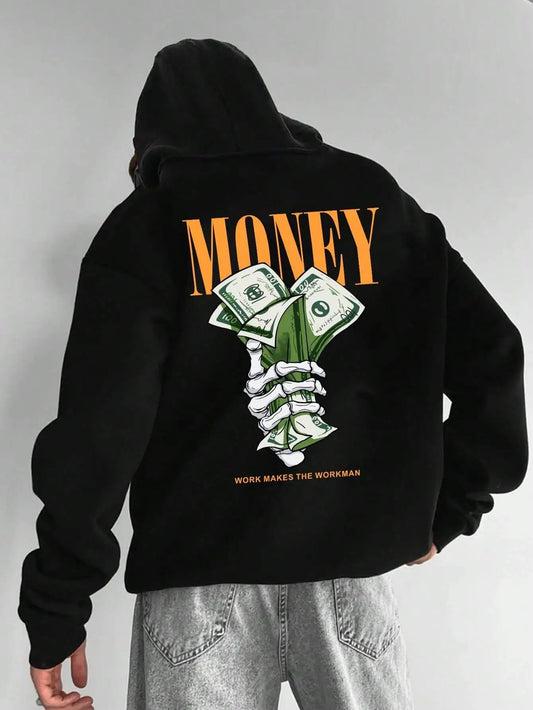 Herren Hoodie mit Street Money Druck