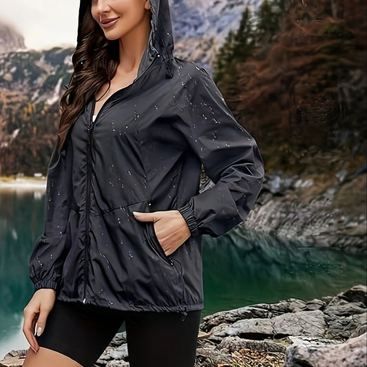 Windjacke mit Kapuze für Aktive Frauen