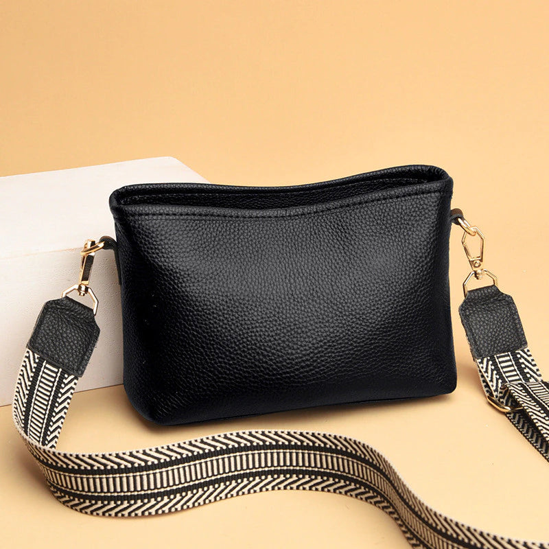 Variant image for Damen Sling Tasche Schwarz Einheitsgröße Synthetisches Leder Vintage Design-1