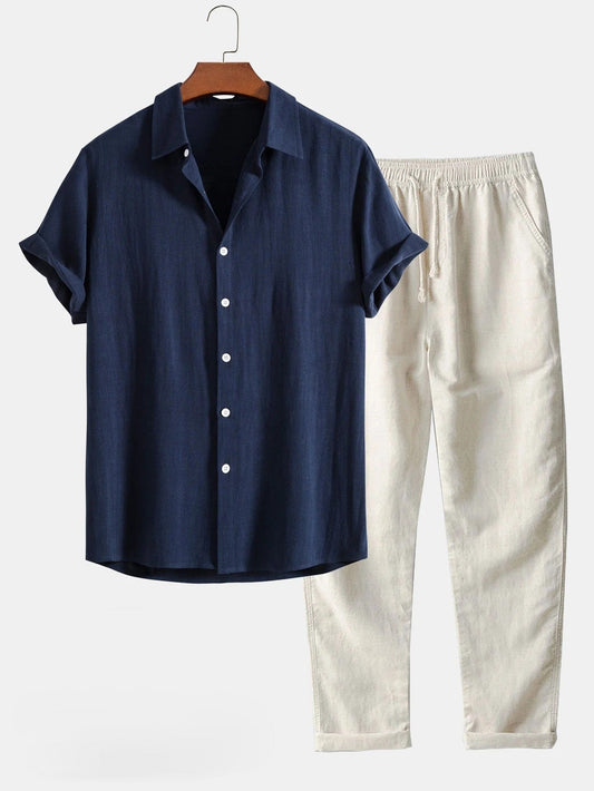 Damion | Lässiges Set mit Shirt und Hose für Männer