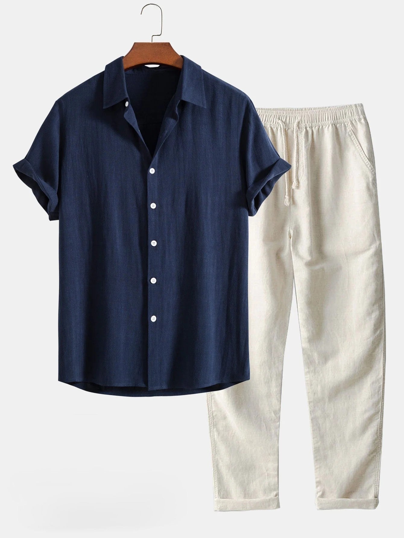 Variant image for Damion | Lässiges Set mit Shirt und Hose für Männer-1