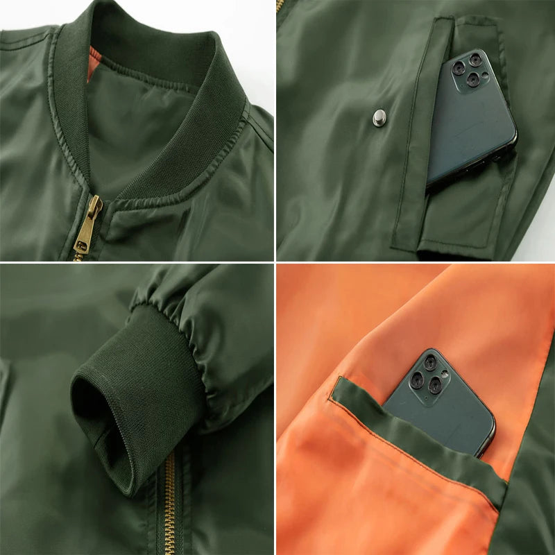 Retro bomber jacket