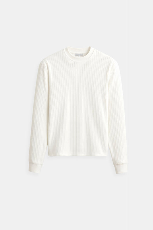 Rippstrick Herren Longsleeve Pullover