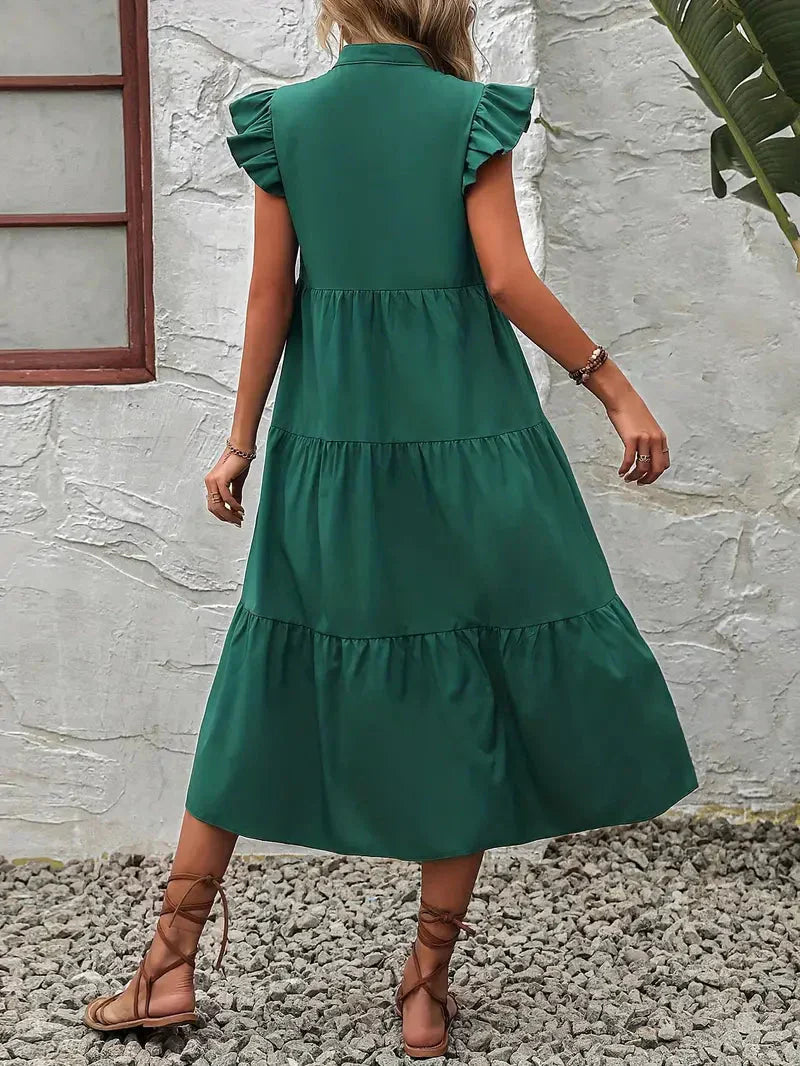 Eva | Elegantes Rüschenkleid für Damen