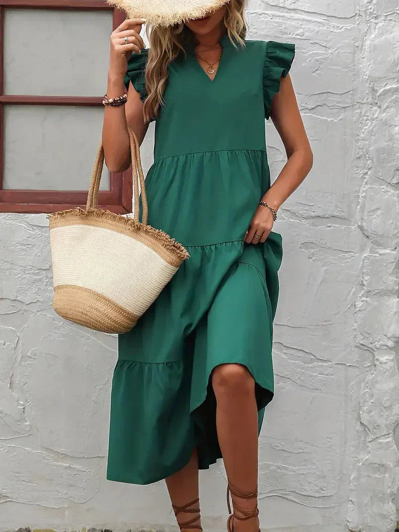 Eva | Elegantes Rüschenkleid für Damen