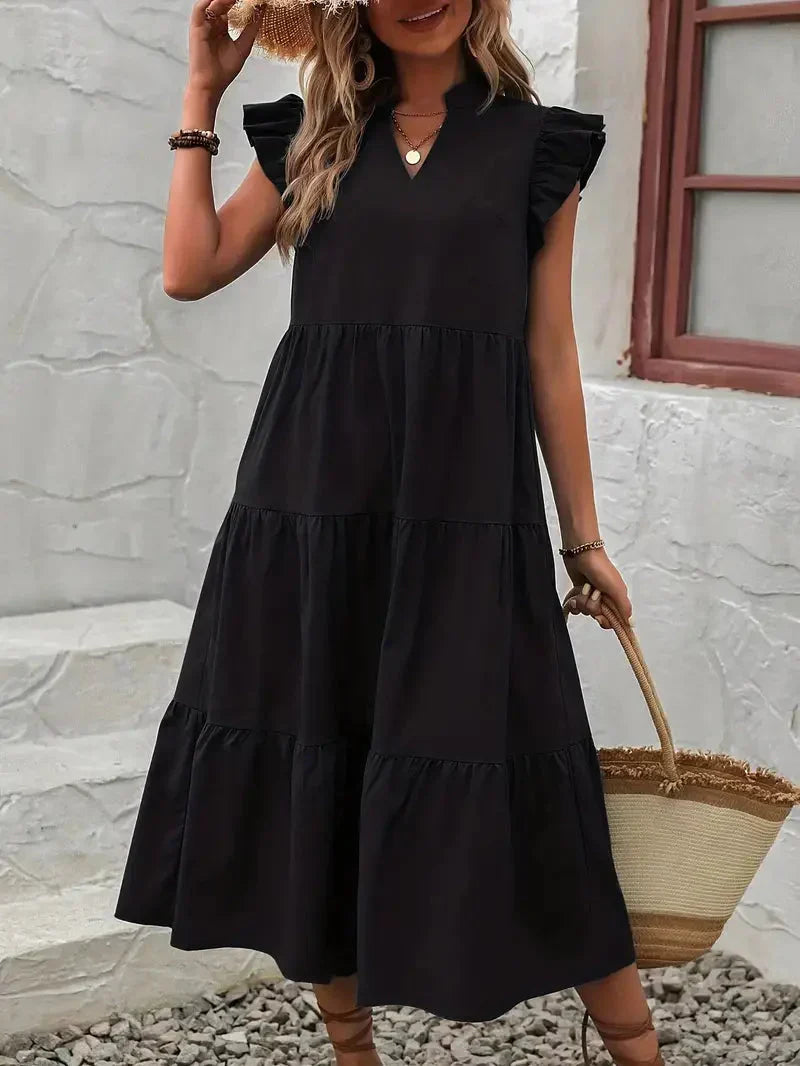 Eva | Elegantes Rüschenkleid für Damen