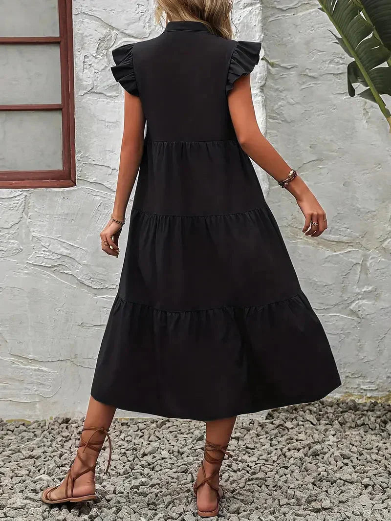 Eva | Elegantes Rüschenkleid für Damen
