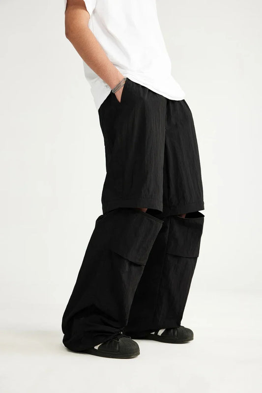 Max | Pantaloncini corti da uomo - Pantaloni in nylon impermeabili rimovibili