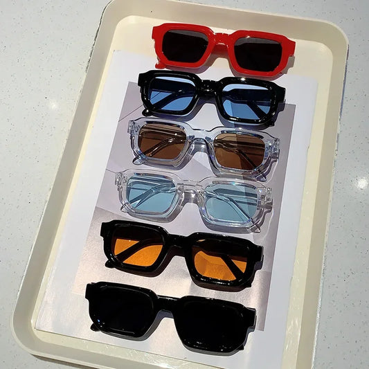 Rena | Vintage-Sonnenbrille mit rechteckigem Rahmen