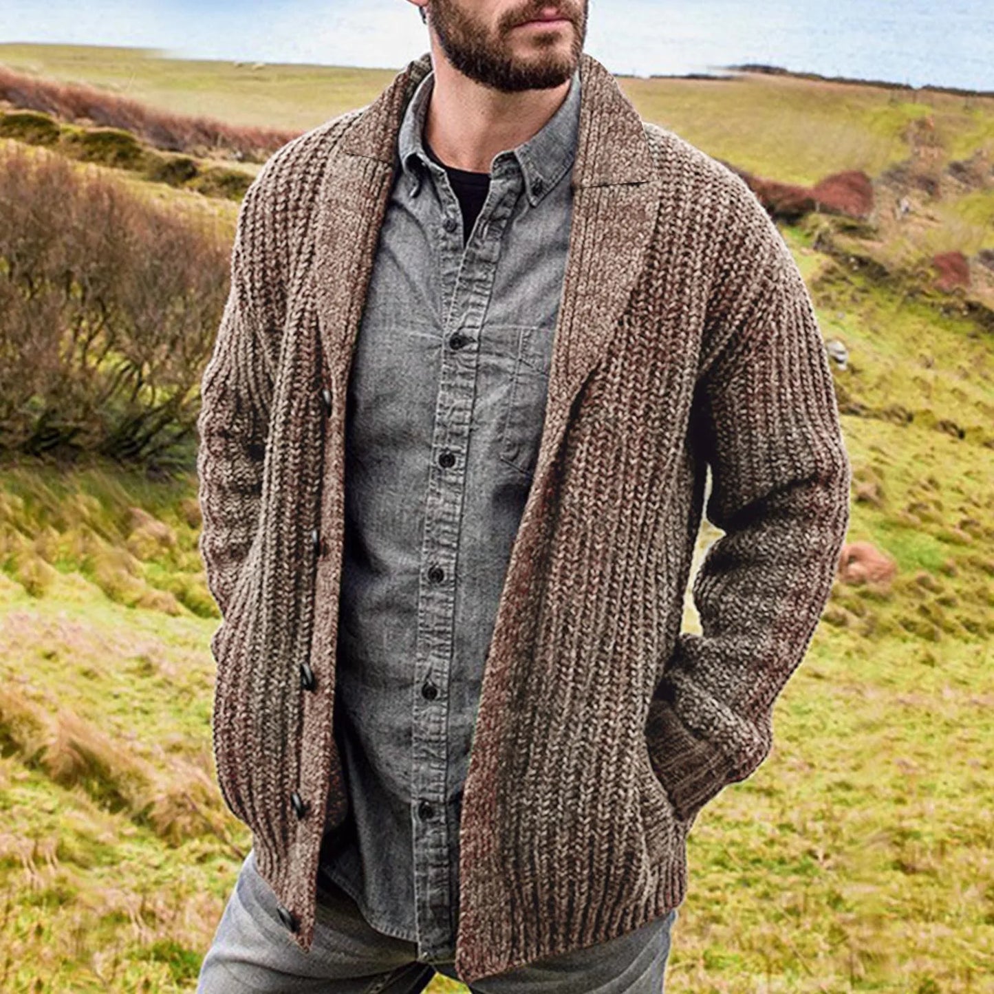 Max | Bequeme Strickjacke Herren