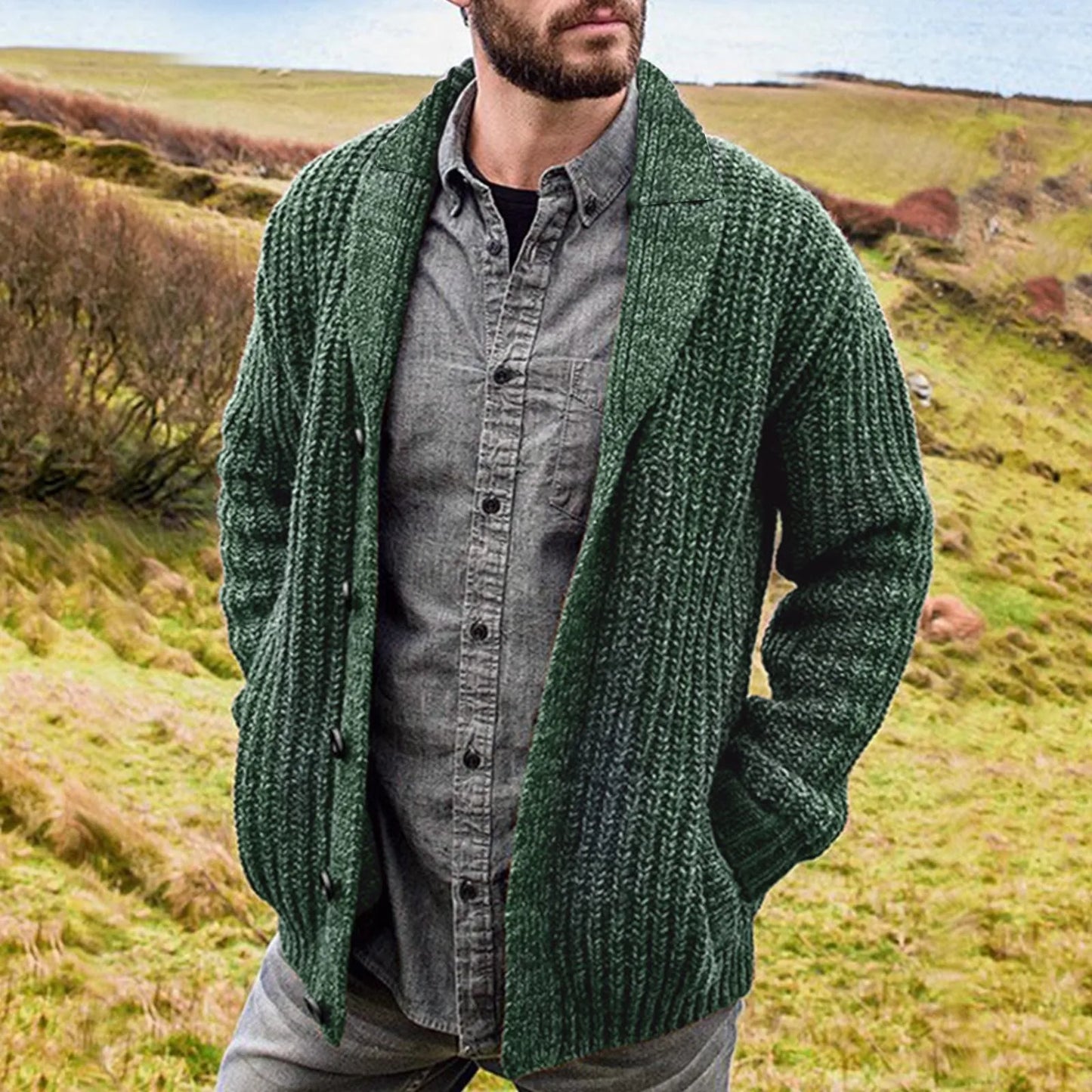 Max | Bequeme Strickjacke Herren