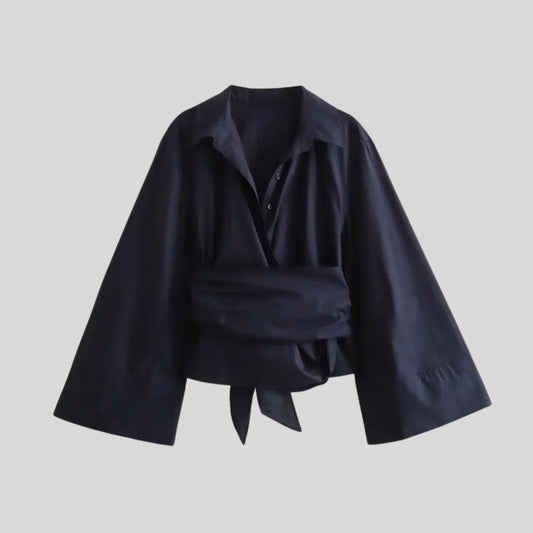 Marlene | Stylisches Oberteil mit Gürtel für Damen