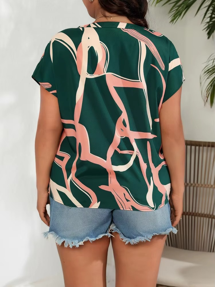 Carlotta | Stylisches Top mit Modernem Print für Damen