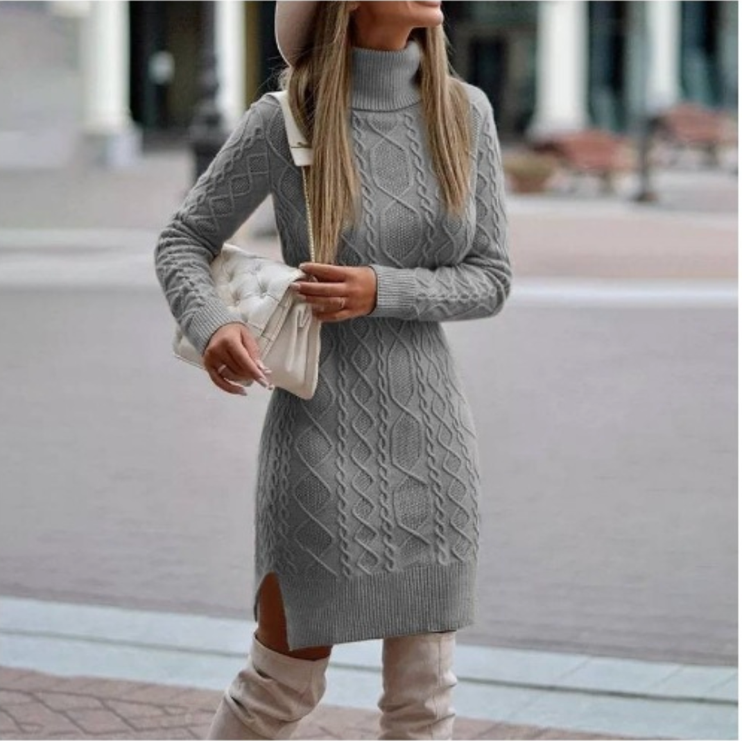 Romy | Herst Winter-Strickkleid