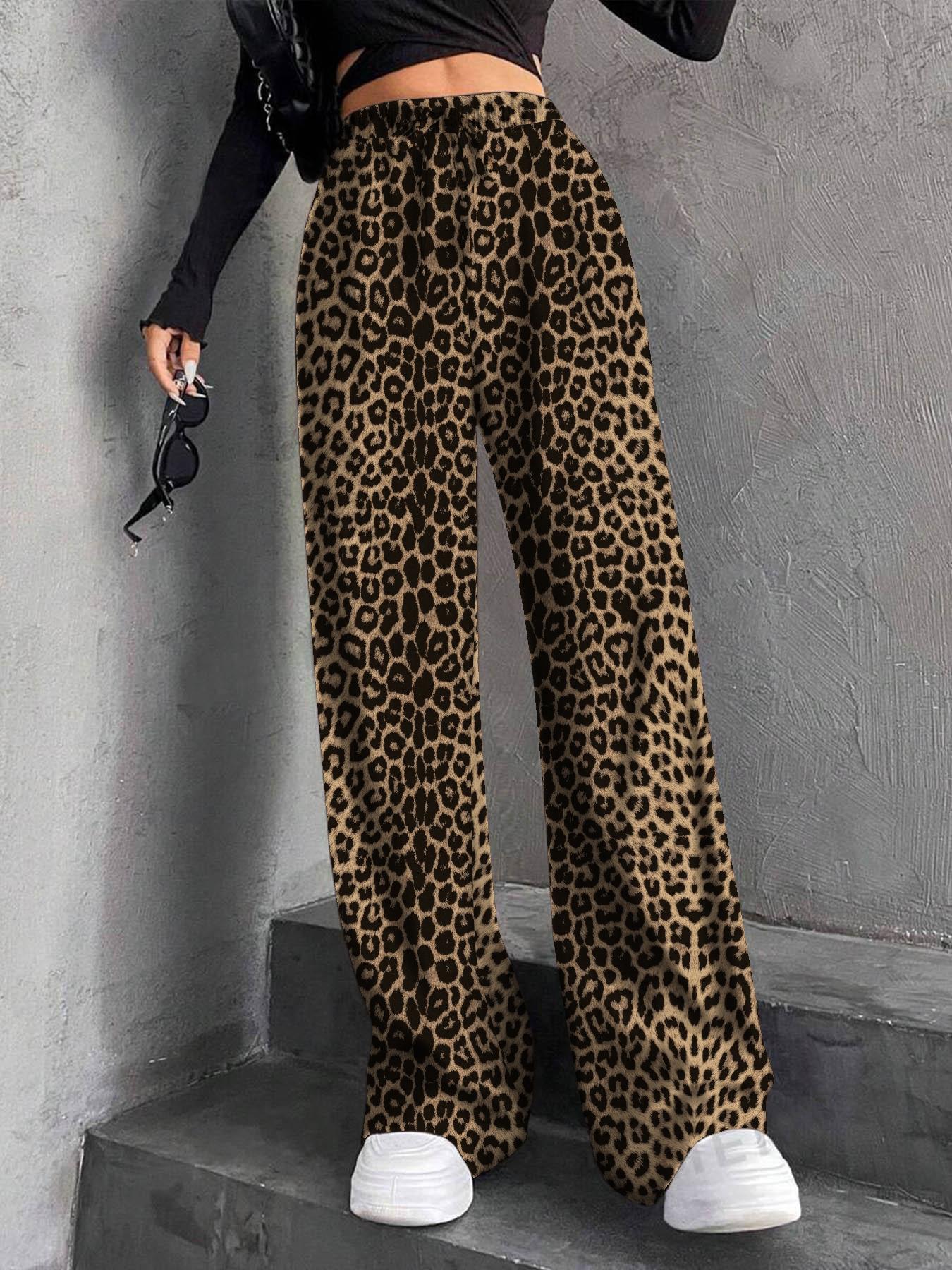 Schlagbyxa med leopardmönster