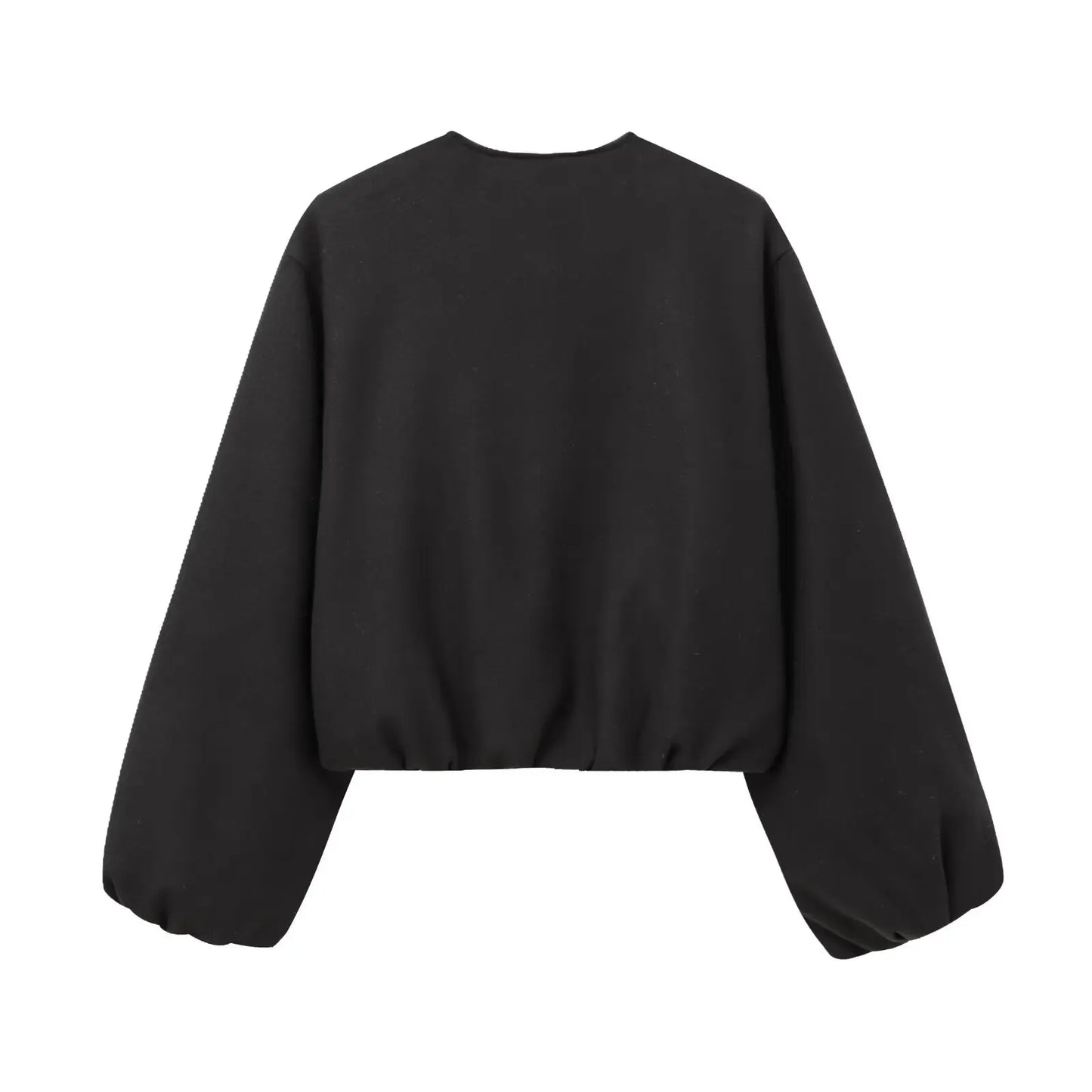 Black bomber jacket women